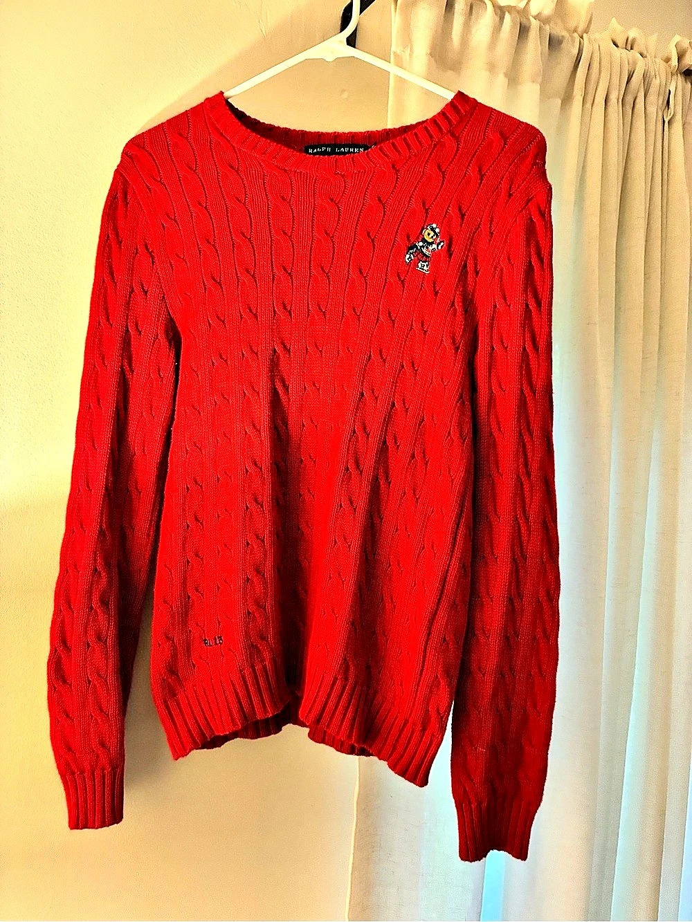 Ralph Lauren Polo Ralph Lauren RL 13 Polo Bear Cable-Knit Sweater Polo Bear
